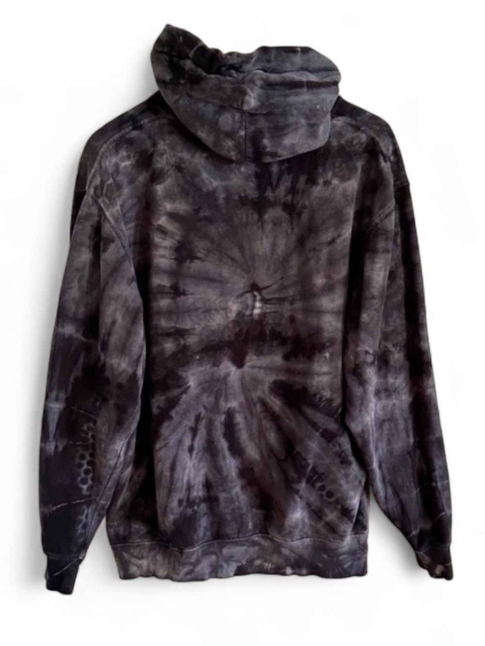 Rare Thrasher Magazine Flame Logo Tie-Dye Hoodie Dyenomite Collab Hand Dyed M - Picture 3 of 8